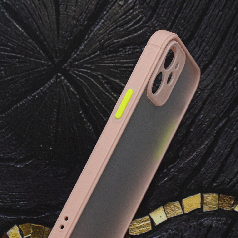 Чехол Funda Bumper Mat Case for iPhone 12Mini Pink Киев - изображение 3