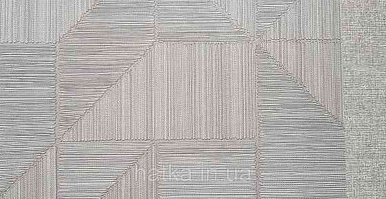 Шпалери вінілові на флізеліні AdaWall Omega1.06х10 геометрія 3д фігури смуги сірий металік 23209-5 Київ