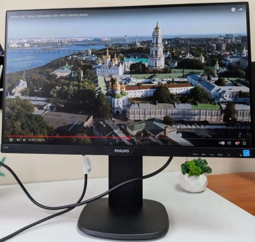 Монітор Philips 243S7E/FHD/LED/IPS/Тонкі рамки/24