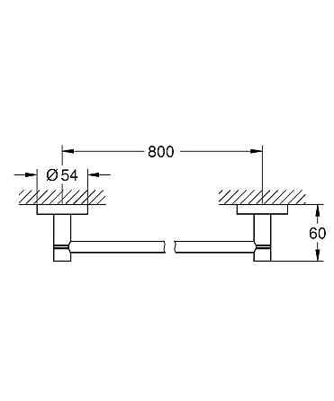 Полотенцедержатель Grohe Essentials New (40386001) Киев