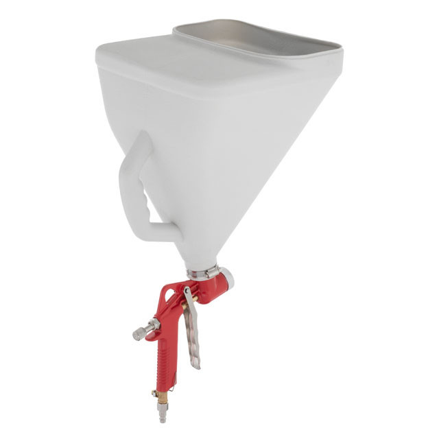 Розпилювач штукатурний пневматичний, форсунки: 4, 6, 8 мм, верхній пластиковий бачок, 9000 мл, 3-6 атм INTERTOOL PT-0403 Киев - изображение 6