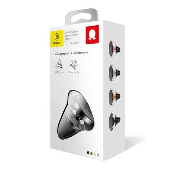 Автодержатель Baseus Small Ears Magnetic Bracket Black (SUER-E01) Small Ears Magnetic Bracket Black (SUER-E01) Киев