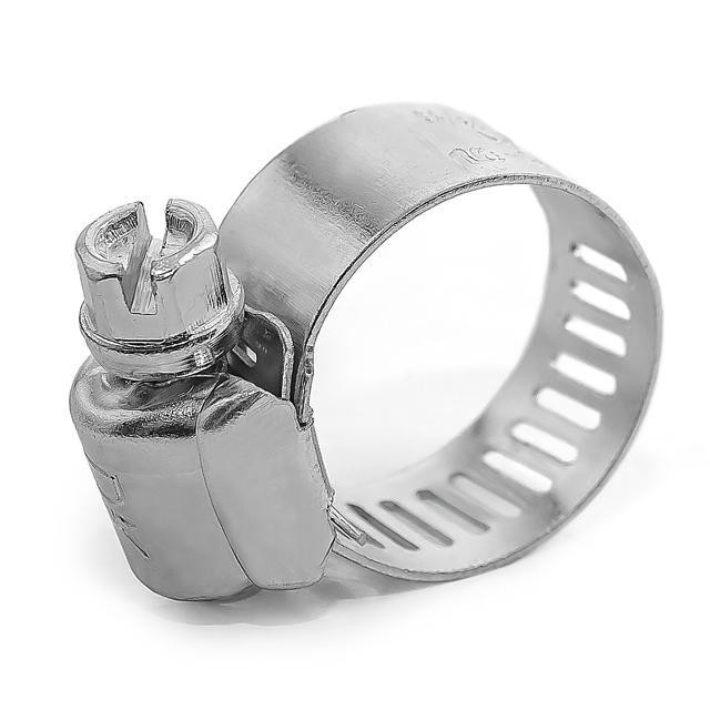 Хомут сталевий оцинкований, 12,7 мм, Ø - 16-25 мм INTERTOOL TC-0116 Київ - фото 1