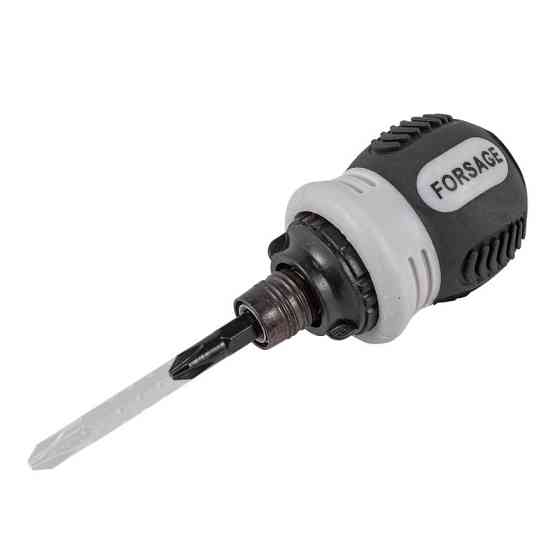 Викрутка реверсивна з набором спеціальних біт, у блістері Одеса