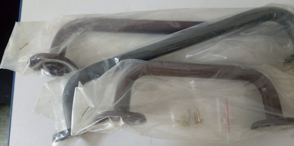 Ручка для воріт / дверей довжиною 200мм діаметром трубки 18мм, біла Київ - фото 6