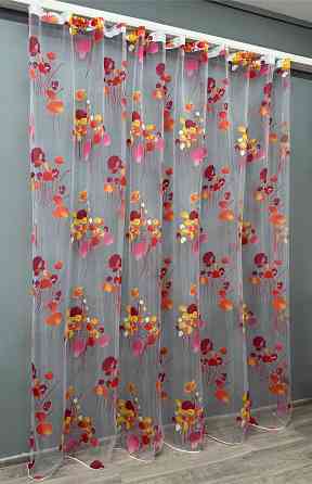 Тюль VR-Textil 759т Органза с принтом Разноцветный 400х270 см (42-0980) Киев