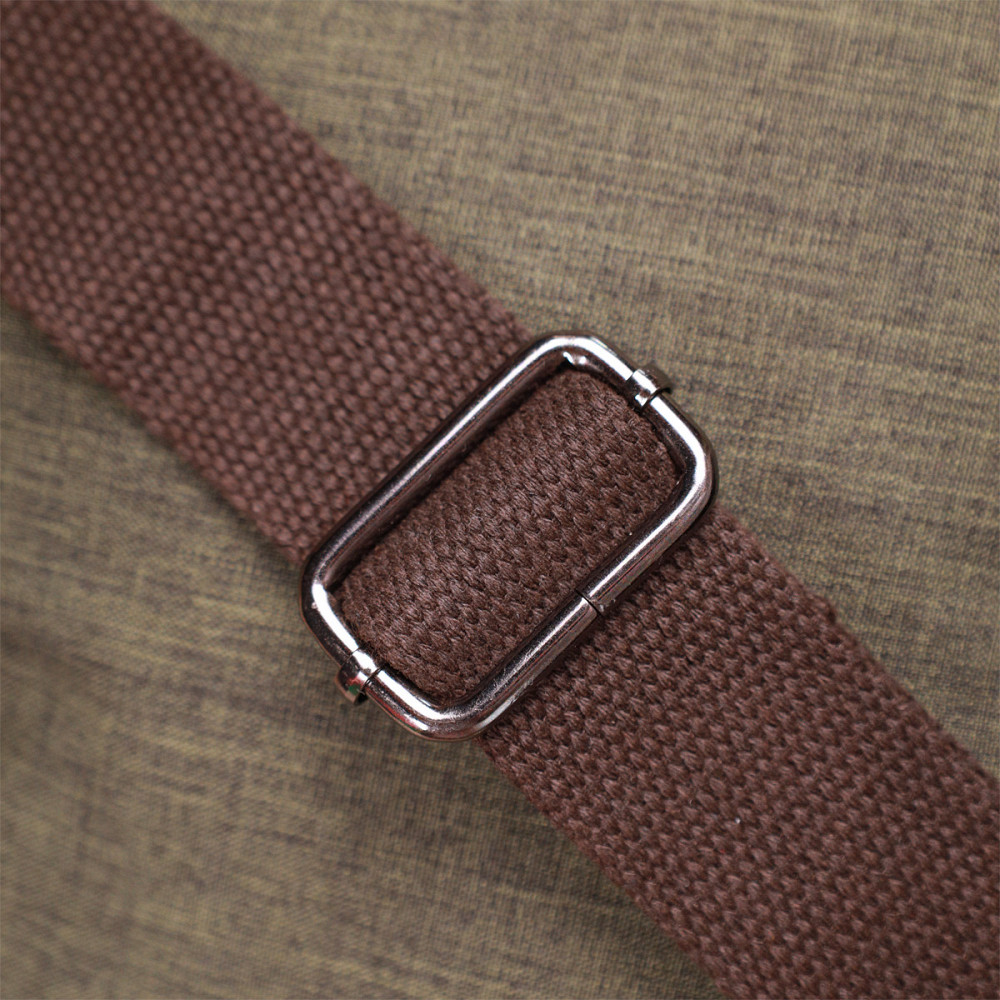 Зручна сумка через плече для чоловіків із текстилю Оливковий (Vintage) Київ - фото 4