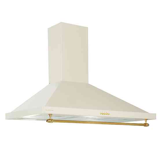 Вытяжка Montblanc 90 610 м³/ч 165 Вт 2x1,5 Вт LED рейлинг кремовый (Германия, читать описание) Ровно