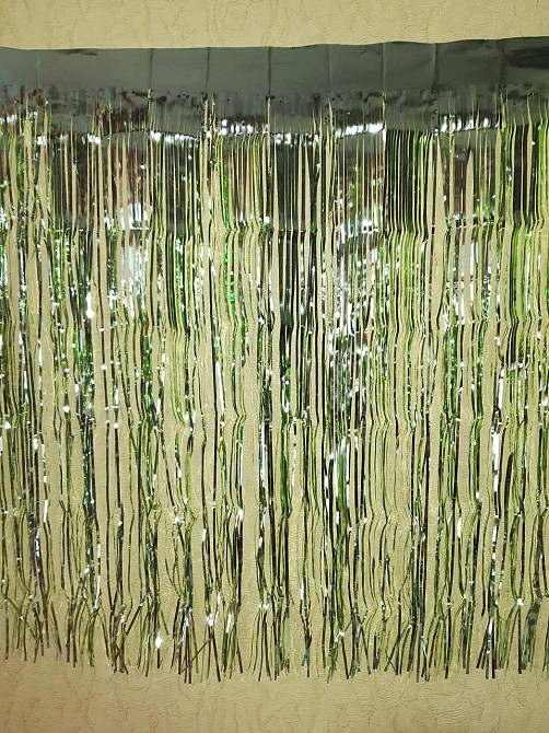 Дождик для фотозоны 1 м на 1 м салатовый Киев - изображение 3