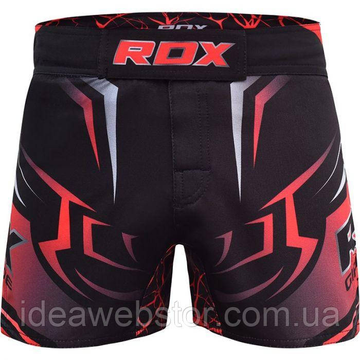 Шорти MMA RDX R8 Red L червоні бойцеві шорти для ММА тренувань і єдиноборств з еластичною тканиною та свободою рухів Київ - фото 10