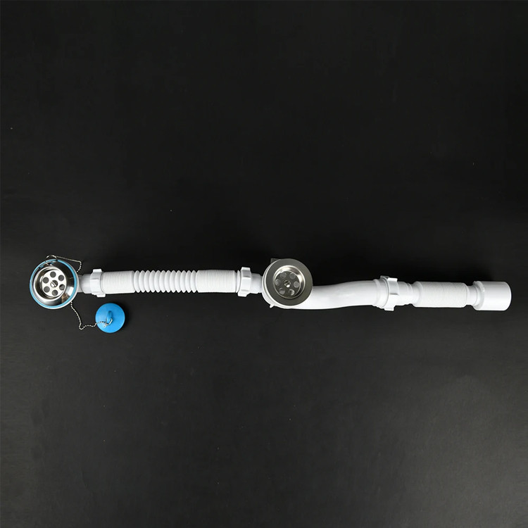 Сифон для ванни Zerix SV-01-A 1 1/2" прямоточний з випуском та переливом (ZX4957) Чернівці - фото 3