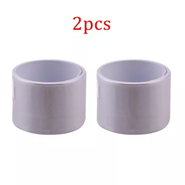 Светоотражающий браслет 2 штуки 40 на 3 см серебристый Киев - изображение 1