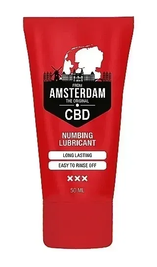 Вагінальний гель на водній основі з пролонгуючим ефектом Original CBD from Amsterdam - Numbing Lubricantl, 50 ml Sex Aura Київ - фото 2