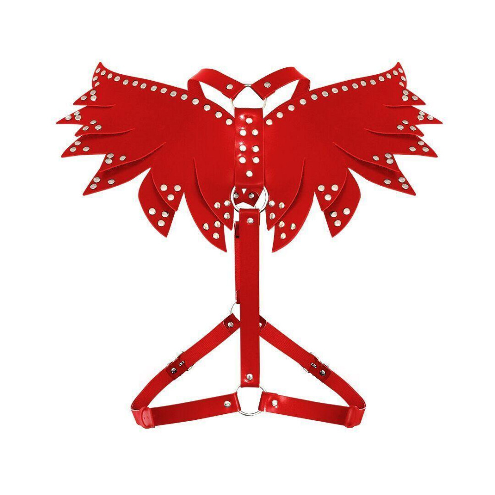 Жіноча портупея Art of Sex - Wings червона L-2XL, екошкіра Sex Aura Київ - фото 4