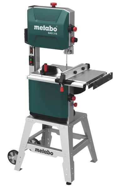 Професійна стрічкова пила Metabo BAS 318 Precision DNB : 900 Вт, 380В, 410/800 м/хв стрічкова пила по дереву Київ - фото 1