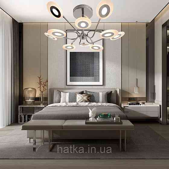 Люстра світлодіодна у вітальню Sirius 8929-10 128W Київ