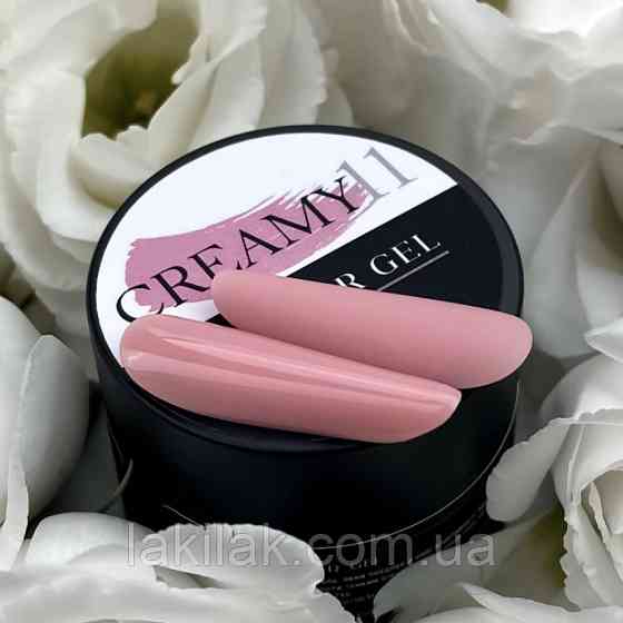 Гель для нарощення нігтів Crooz Creamy gel 11 (бежево-рожевий ) 30мл Херсон