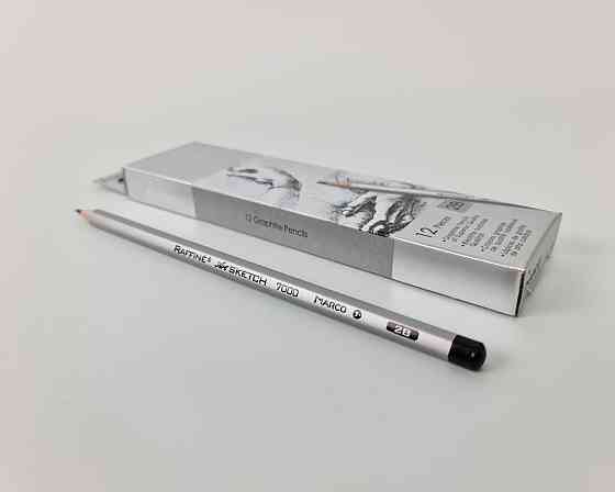 Олівець простий набір 12 шт. Марко No7000-2B raffine (1 пачка) Харків