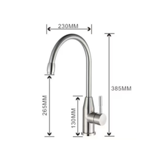 VALESO Змішувач кухонний нержавійка VALESO 26 FHP Київ