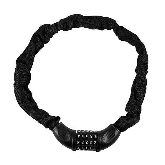 Велозамок сталевий ланцюг з кодовим блокуванням Feel Fit Бровари