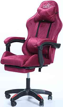 Крісло геймерське DIEGO ALCANTARA PRO Cherry Київ