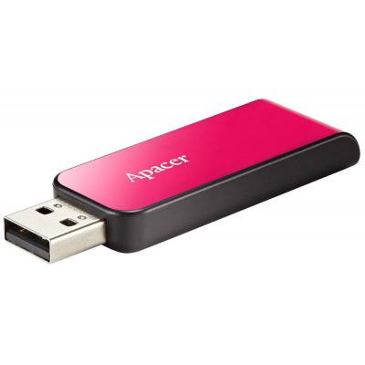 USB флеш накопитель Apacer 32GB AH334 pink USB 2.0 (AP32GAH334P-1) Винница - изображение 3
