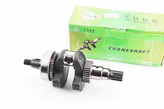 Колінвал 178F ZUBR-178H-WT (Dшийки-38mm, H-105,5mm) під шліц + шестерні + підшипник, запресований Киев