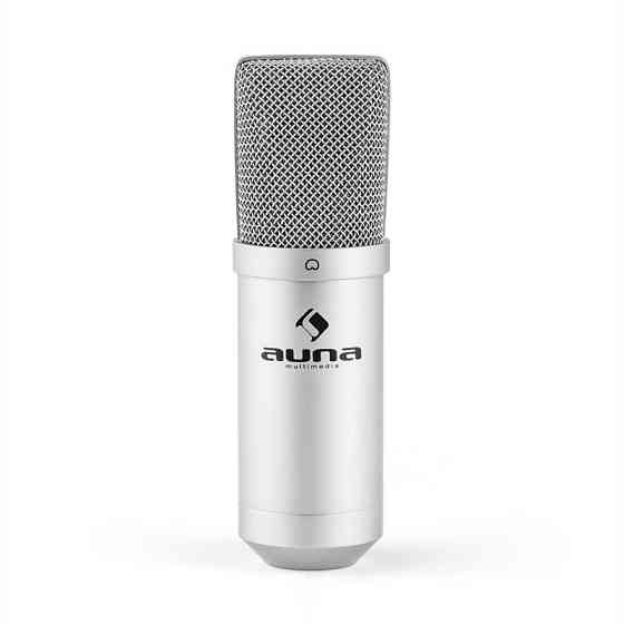 MIC-900S-LED Набір USB-мікрофонів Конденсаторний мікрофон V3 Кронштейн мікрофона LED сріблястий (Німеччина, Рівне