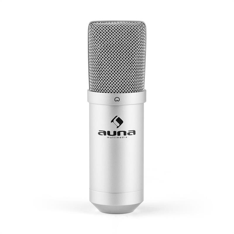 MIC-900S-LED Набір USB-мікрофонів Конденсаторний мікрофон V3 Кронштейн мікрофона LED сріблястий (Німеччина, Рівне - фото 5