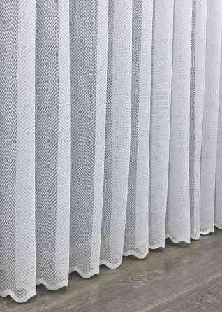 Тюль жаккард цвет белый 2002т Киев