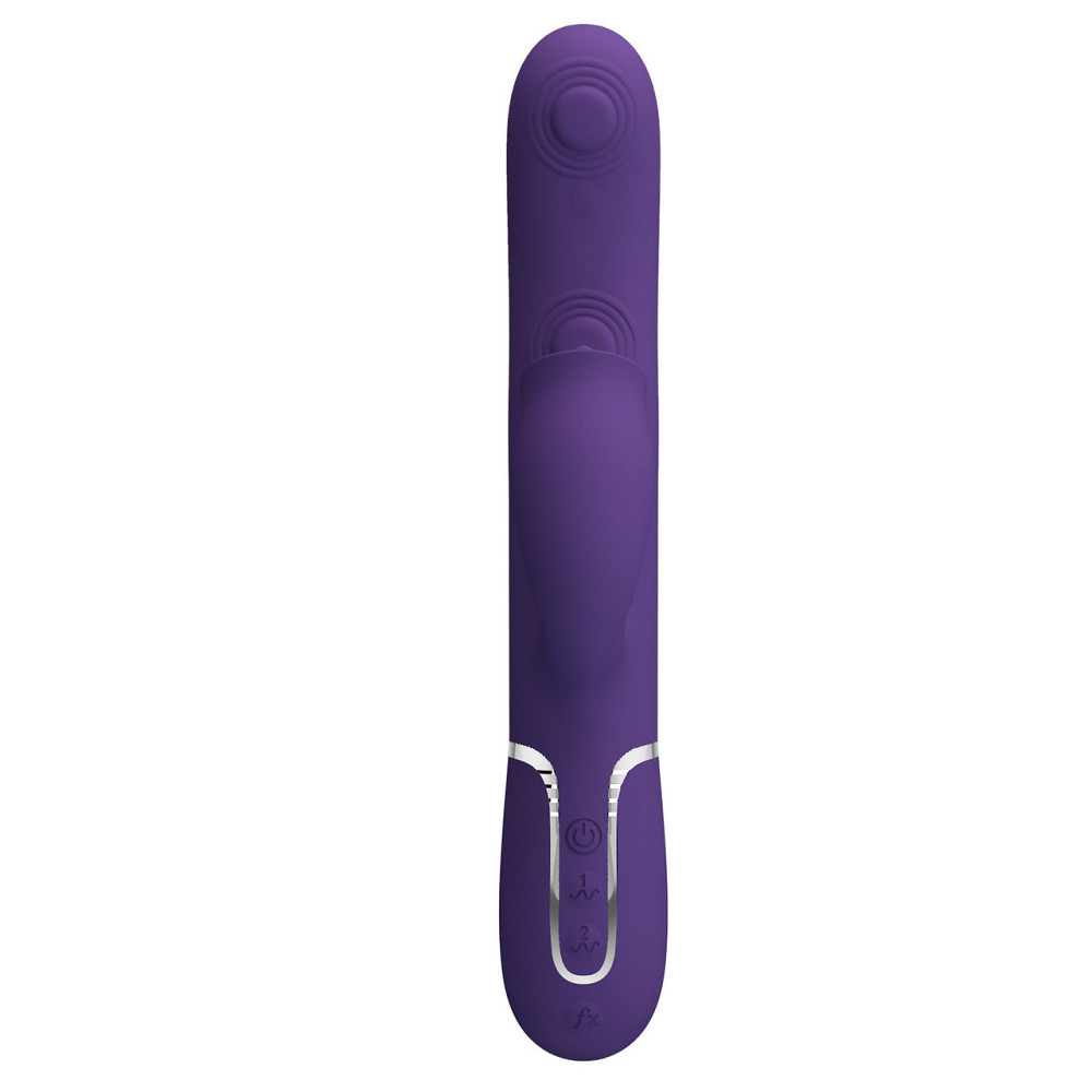 Вибратор PRETTY LOVE Gigi dark purple, 7 thumping functions 7 licking modes Sex Aura Киев - изображение 8