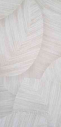 Обои виниловые на флизелине Sintra Adria метровые листья крупные 3д структурные бежевые Киев