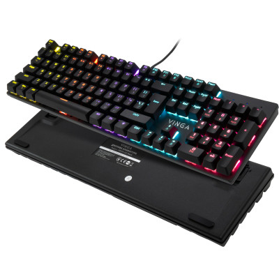 Клавіатура Vinga KBGM-101 LED Red Switch USB Black (KBGM-101 Black) Вінниця - фото 5