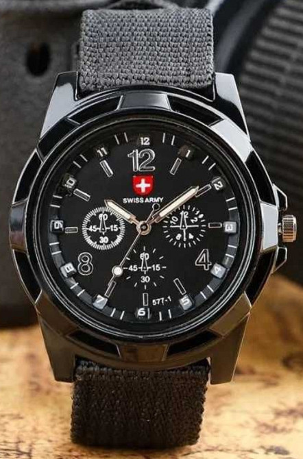 Брутальний чоловічий годинник Swiss Army, Наручний годинник Звіс! Київ - фото 1