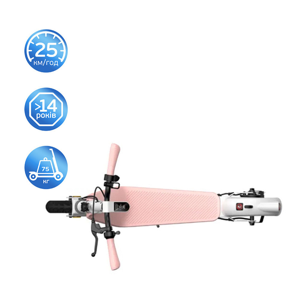 Електросамокат OKAI Zippy ES50С Pink  8" 250W/500W, 5.2Ah, 20 km, 25 km/h, 10°, 13.5 kg Київ - фото 13