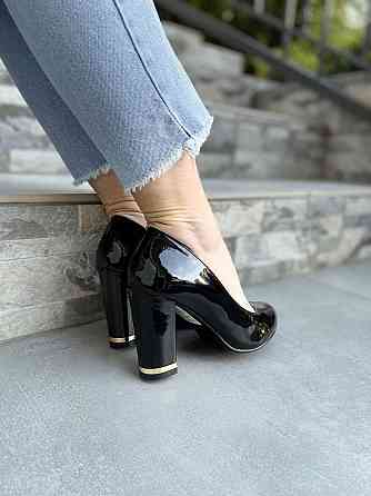 Туфлі жіночі SEASTAR чорні еко-лак каблук 9см 36р (1986) Коломия
