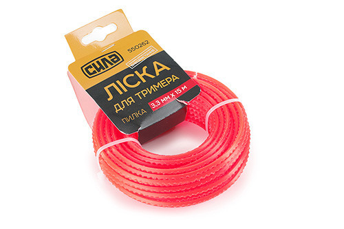 Ліска для тримера 3,0мм пила 15м СИЛА Київ - фото 1