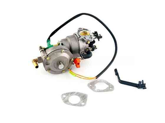 Карбюратор генератора 177F/188F (9/13Hp) с газовым редуктором и электромагнитным клапаном ТМ ZUNA Киев