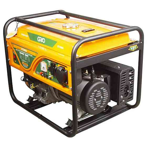 Генератор бензиновий 220В 5.0/5.5кВт 4-х тактний ручний запуск GRAD (5710955) Рівне