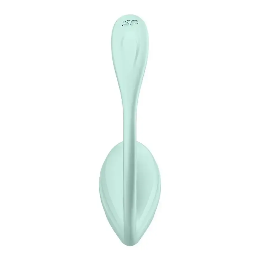 Віброяйце Satisfyer Smooth Petal Connect App Mint Львів - фото 5