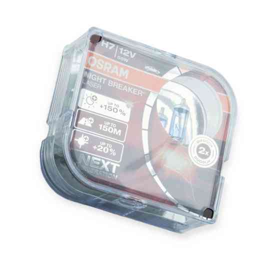 Автолампа 12V 55W Night Breaker Laser 150% (пара) H7 Мукачево