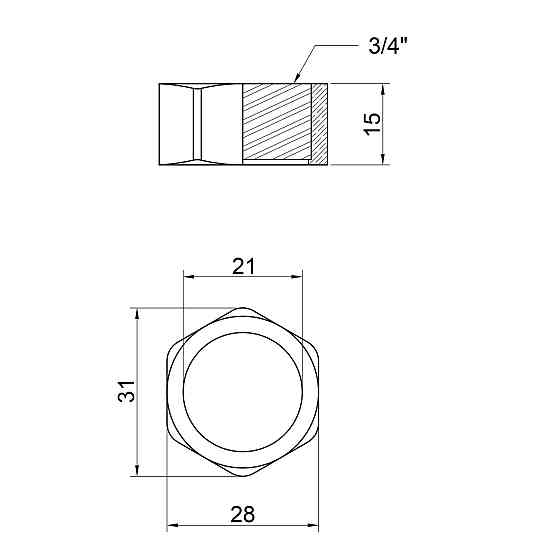Гайка на эксцентрик для смесителя Lidz 020 Repair LDREP020CRM29474 Chrome Киев