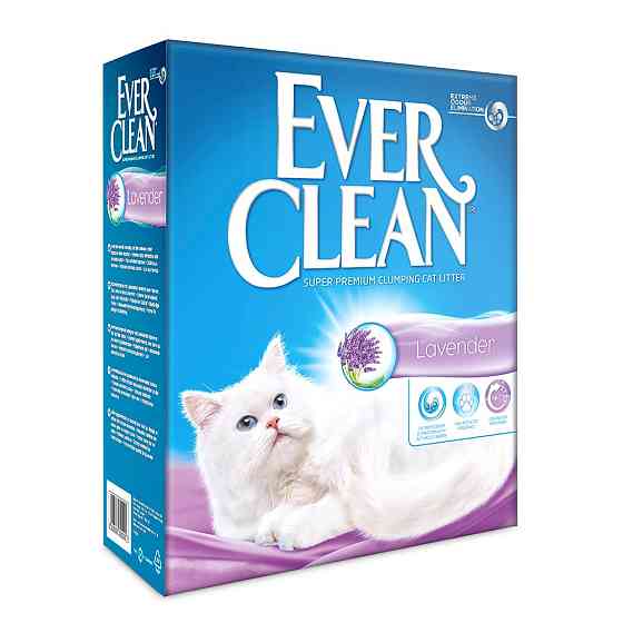Наповнювач для котячого туалету Евер Клін Ever Clean Lavander з аромато м лаванди, 6 л Вінниця