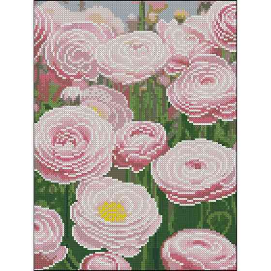 Алмазна мозаїка без підрамника "Весняне поле" ZAV3040-16, 30х40 см Вінниця