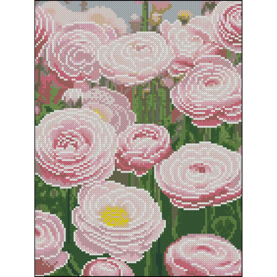 Алмазная мозаика без подрамника 