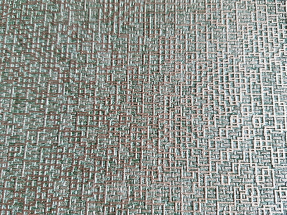 Шпалери метрові вінілові на флізелін AdaWall Beta метрові геометрія зелений хакі смужки малюнок золотом Київ - фото 2