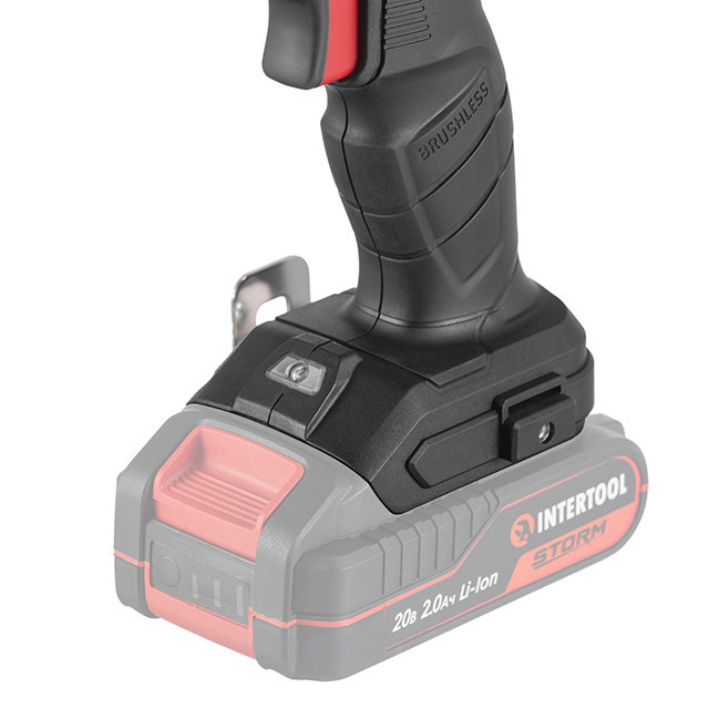 Гайковерт акумуляторний INTERTOOL WT-9364, 20 В, 300 Nm, 2500 об/хв, 3000 уд/хв, 1/2", без ЗП та АКБ - потужний гайковерт Львів - фото 3