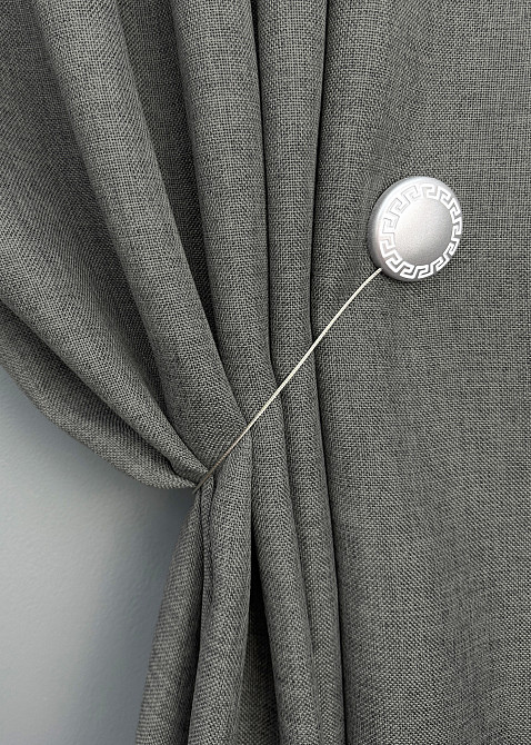 Магниты для штор и гардин Афина 2 шт Серый (81-269) Киев - изображение 5