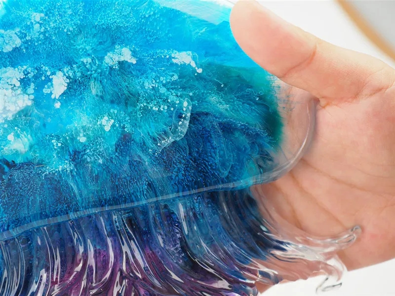 Молд силиконовый Медуза большой 252 на 205 мм серый Киев - изображение 4