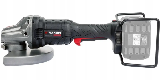 Аккумуляторная болгарка Parkside Performance PWSAP 40-Li A1 230 мм, 6000 об/мин, кейс, без АКБ и ЗУ Киев